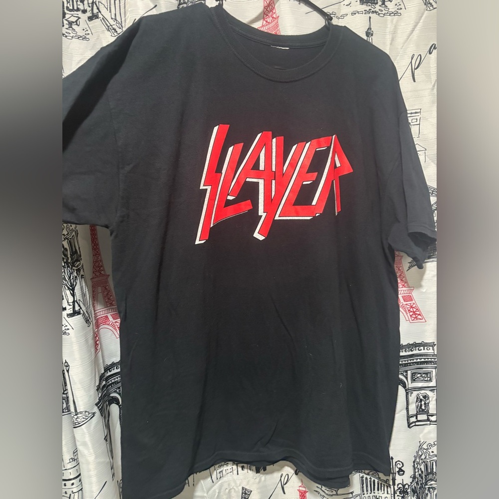 Source Unknown Black and Red Slayer Tee